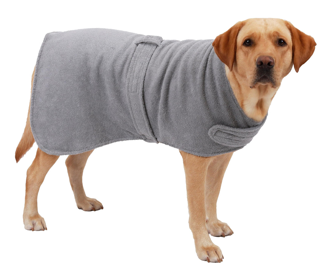 Betz Hundehandtuch extra saugfähig & schnelltrocknend Haustierhandtuch mit Klettverschluss 100% Baum