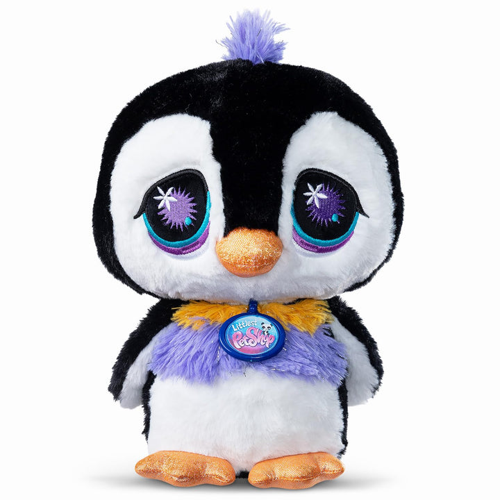 Littlest Pet Shop - Plüschpinguin 25 cm - Littlest Pet Shop LPS Deluxe Pinguin – Niedliche Plüschtie