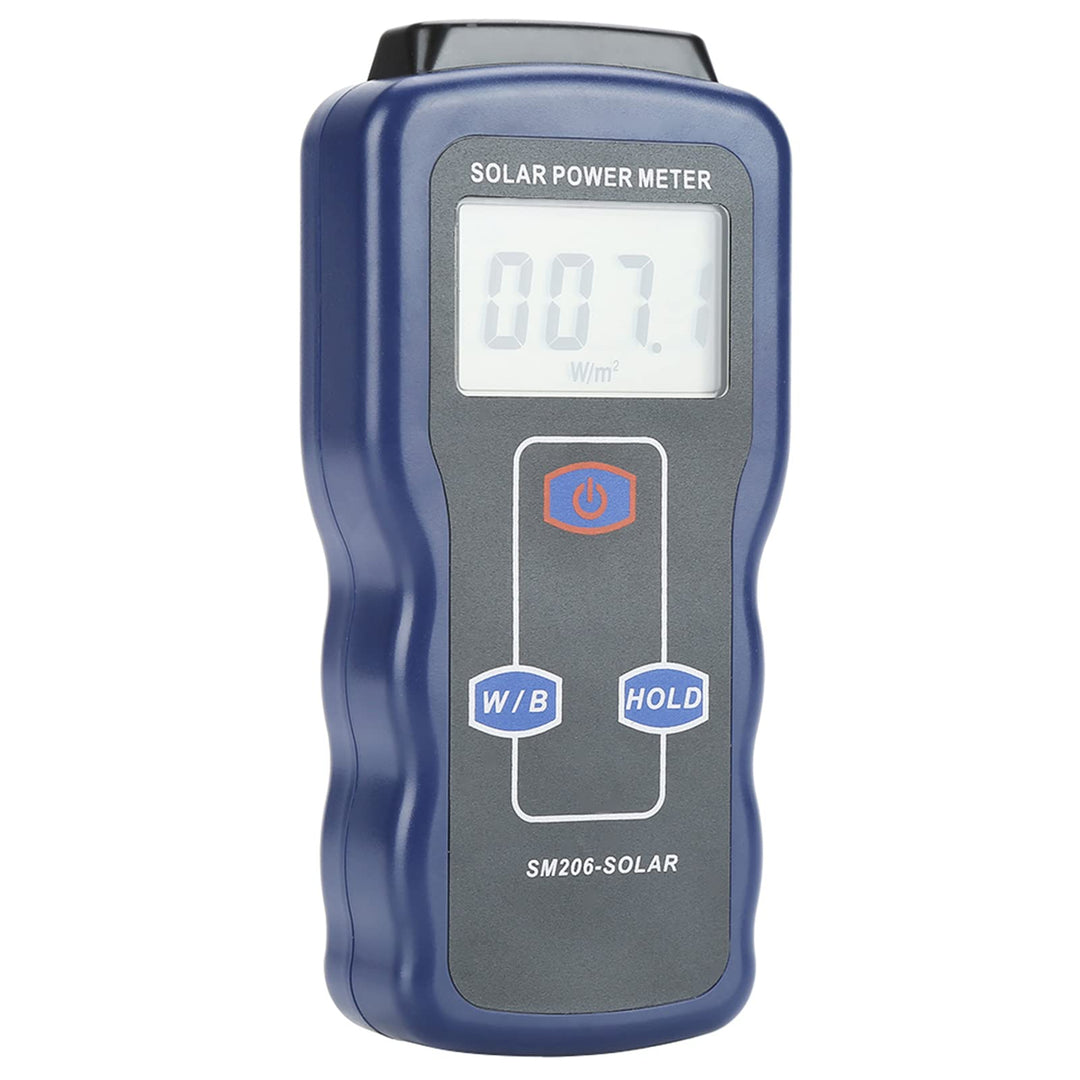 SM206 Solar Power Meter-Intensive Sonnenlichtmessgerät mit W/m² & Btu,Max. Hold, Datenhold für Glasd