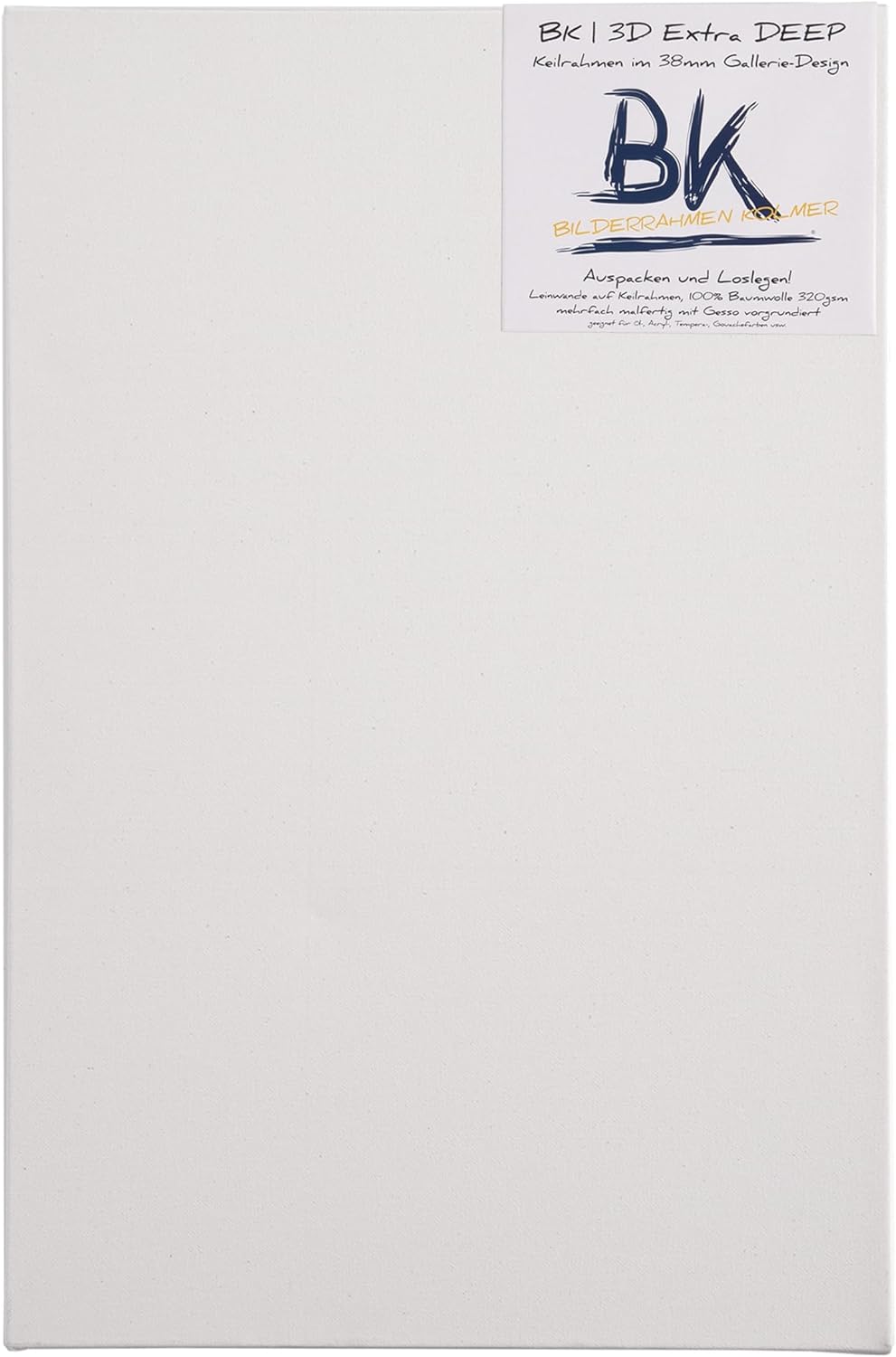 4X BK extra DEEP KEILRAHMEN 70x100cm | Leinwände auf Keilrahmen 70x100 cm | extra hohe Keilrahmen mi