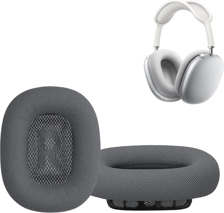 kwmobile 2X Ohr Polster für Apple AirPods Max/AirPods Max 2 Ohrpolster - Ersatz Ohrpolster - Kopfhör