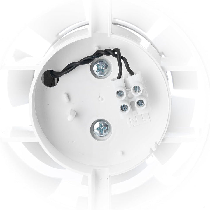 Ø 125mm Weiss Badlüfter - Ventilator mit Kugellager - Lüfter für Effiziente Belüftung im Bad Kuche W