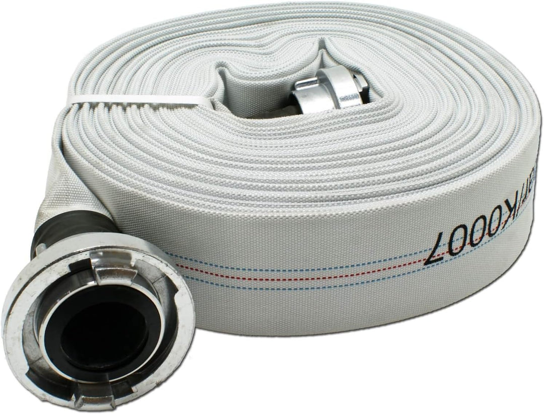 Stabilo-Sanitaer Bauschlauch C-Schlauch mit Storz Kupplung 2 Zoll 52mm 20m 10bar Industrieschlauch G