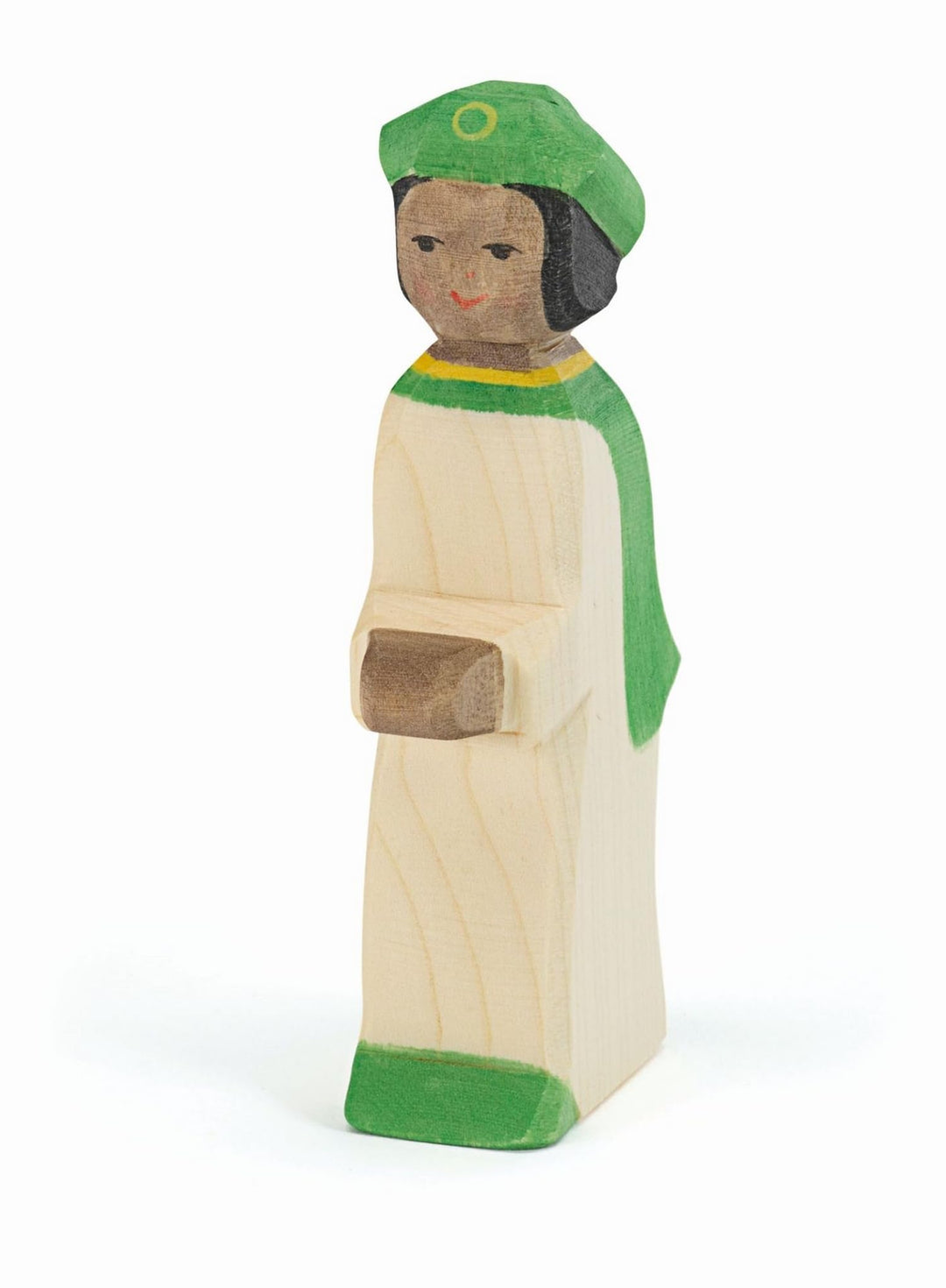 Ostheimer 42188 Sternsinger grün aus Holz Höhe 11,5cm Weihnachten Krippenfiguren