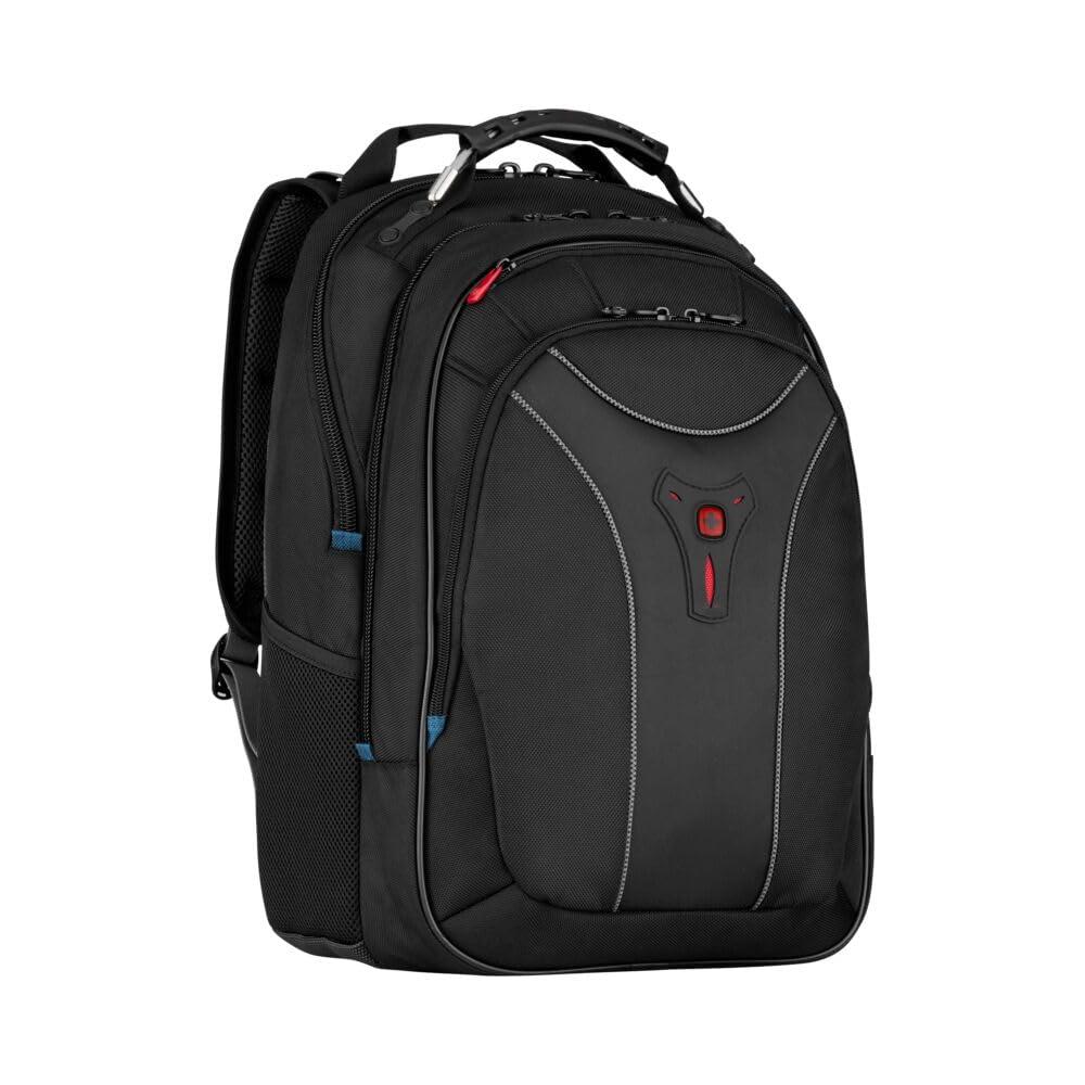 WENGER Carbon Laptop-Rucksack, Notebook bis 17 Zoll, 30 l, Damen Herren, Business Uni Schule Reisen,