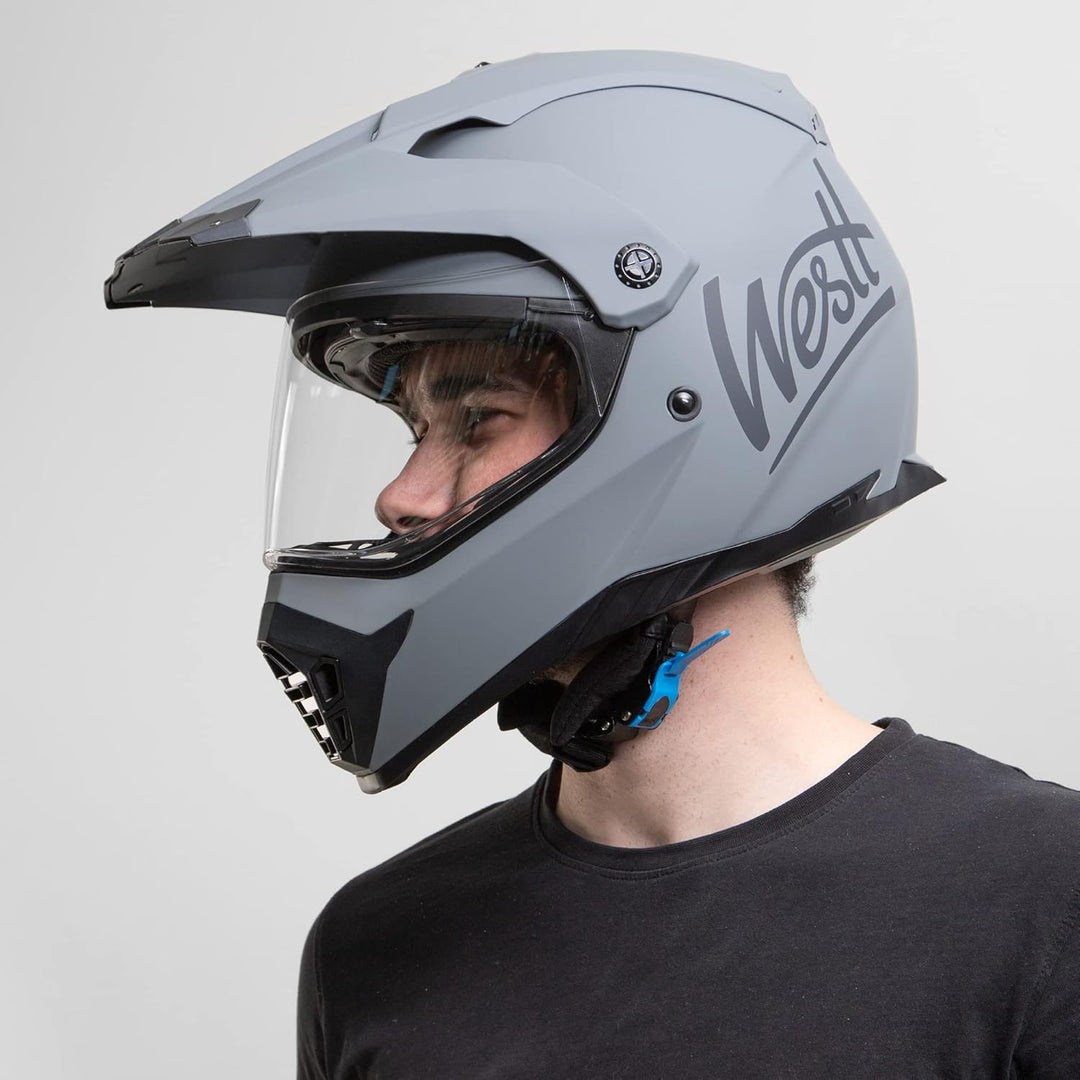 Westt Motocross Helm Fullface MTB Motorradhelm Integralhelm Crosshelm Helm Motorrad MTB Enduro Quad