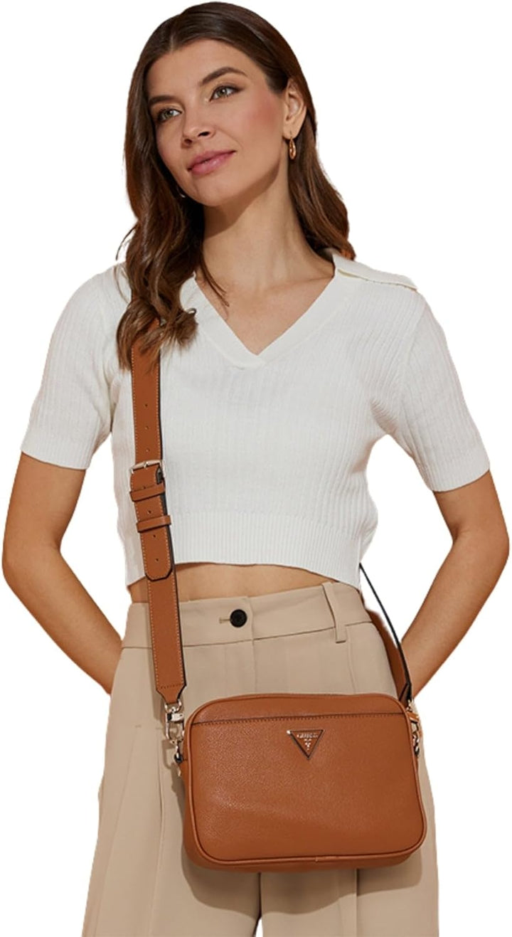 GUESS Meridian Camera Bag Einheitsgrösse Cognac, Einheitsgrösse Cognac