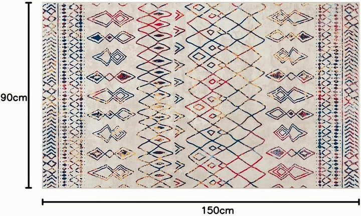Carvapet Läufer Teppich 90x150cm rutschfest Lang Küchenteppich Waschbar Teppichläufer Weiche Mikrofa