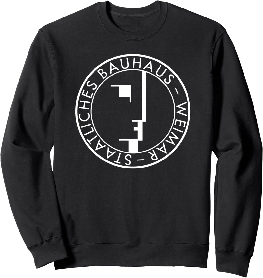 Bauhaus Logo von 1919 - 100 Jahre Bauhaus Design Schule Sweatshirt