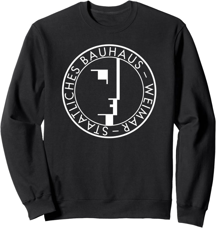 Bauhaus Logo von 1919 - 100 Jahre Bauhaus Design Schule Sweatshirt