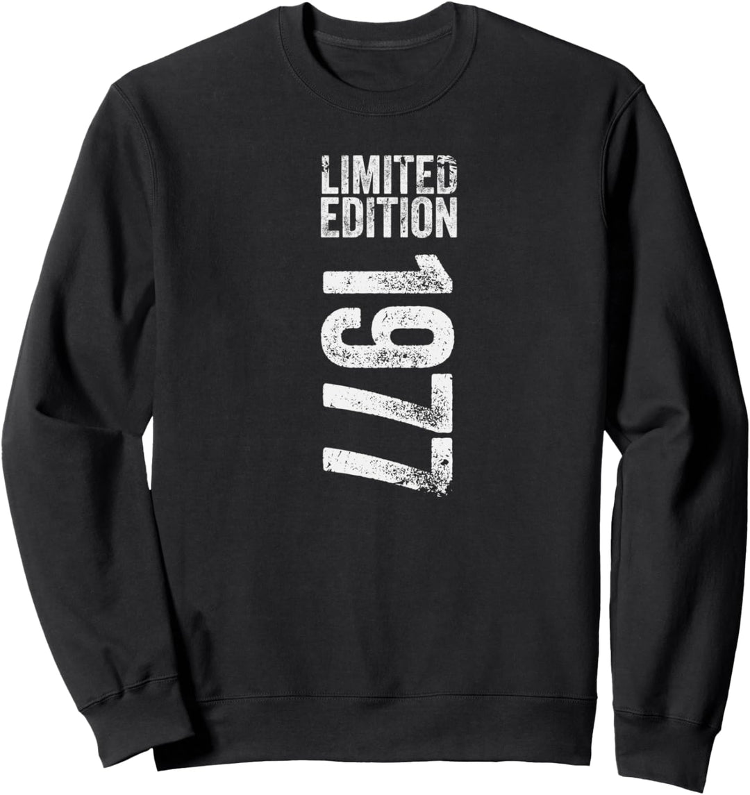 Vintage 1977, 45. Geburtstag Geschenk Mann, Limited Edition Sweatshirt