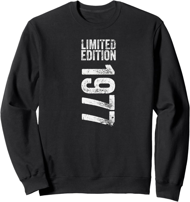 Vintage 1977, 45. Geburtstag Geschenk Mann, Limited Edition Sweatshirt