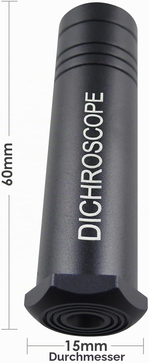 Handheld Heavy Duty Calcit Dichroskop, Trichoic Gem & Edelsteine Gemological Testing, Jeweler Tool