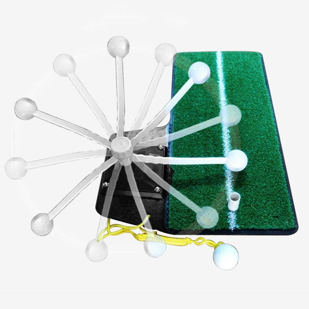 VGEBY Golf-Putting-Matte, Golfschwung-Trainingshilfe-Werkzeug Indoor-Golf-Übungs-Trainingsgerät