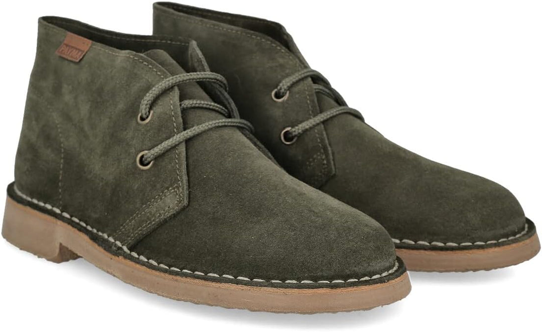 Safari Desert Boot aus WildLeder für Damen und Herren. Schuhe aus Spanien. Chukka Stiefeletten Schuh