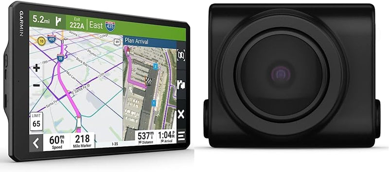 Garmin dēzl LGV 1010 MT-D EU – LKW-Navigationsgerät mit 8“ (20,3 cm) Farbdisplay & BC 50 – Drahtlose