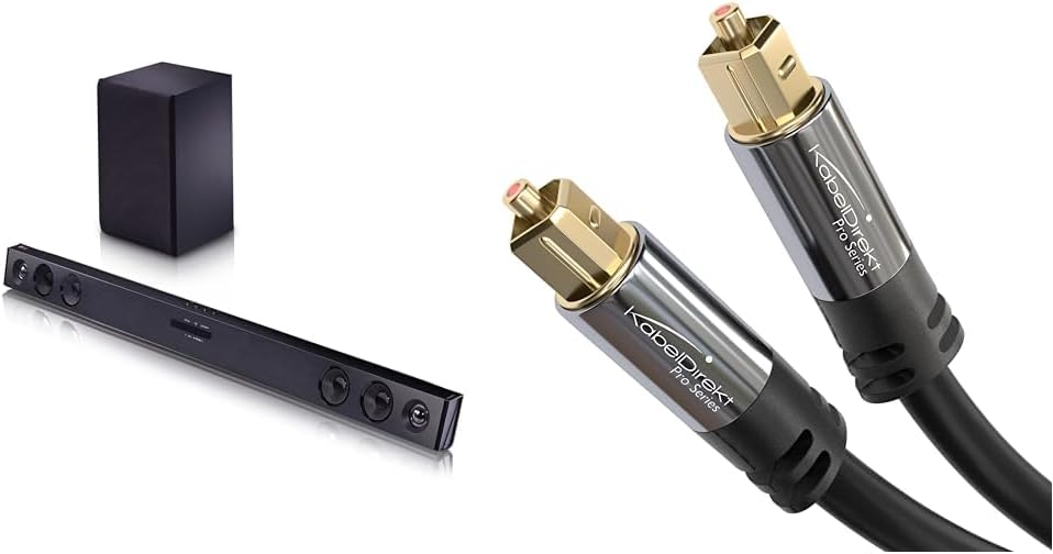 LG SQC2 2.1 Soundbar (300W) mit kabellosem Subwoofer für TVs ab 43 Zoll (Adaptive Sound Control & Ka