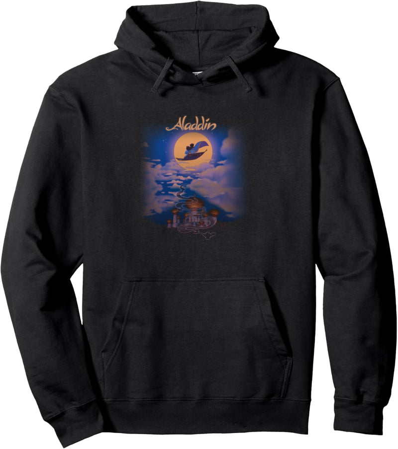 Disney Aladdin Group Shot Throwback Movie Poster Pullover Hoodie