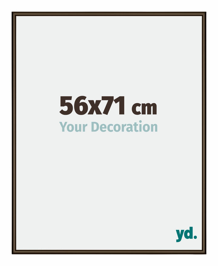 yd. Your Decoration - Bilderrahmen 56x71 cm - Bilderrahmen aus Aluminium mit Acrylglas - Antireflex