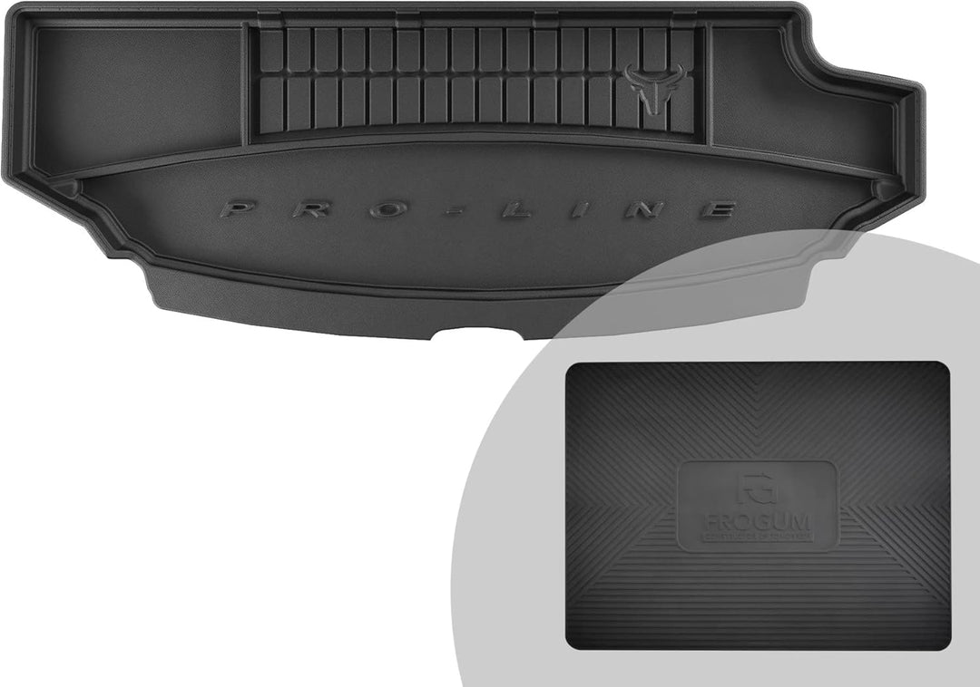 FROGUM ProLine 3D Gummimatte Exklusive Auto Kofferraummatte Kofferraumwanne für Skoda Kodiaq ab 2016