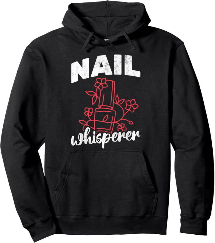 Nail Whisperer Nagelstudio Nägel Nageldesigner Pullover Hoodie