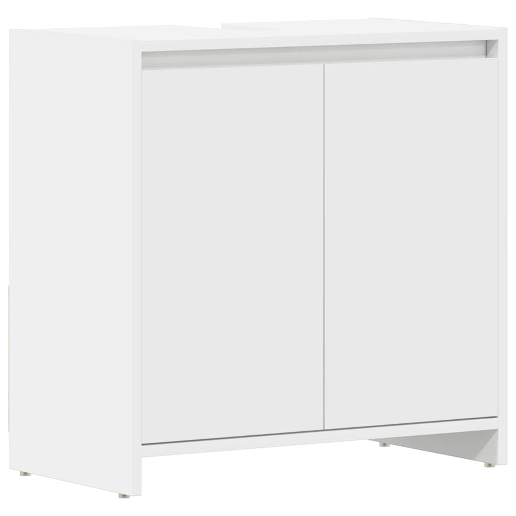 vidaXL Badezimmerschrank Waschbeckenunterschrank Waschtischunterschrank Badschrank Kommode Badmöbel