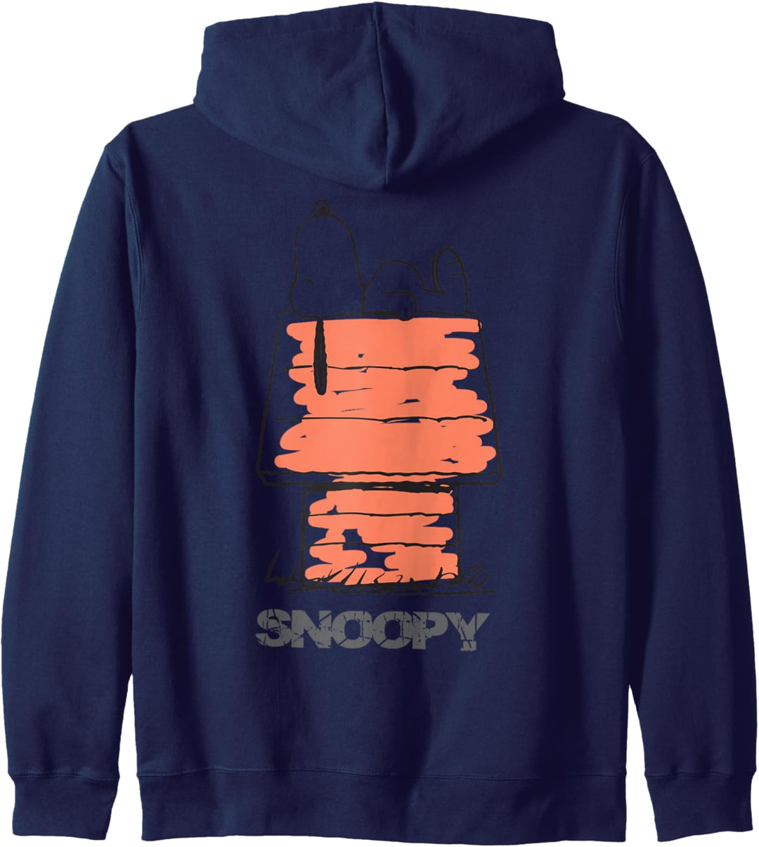 Haus mit Peanuts Snoopy-Logo Kapuzenjacke