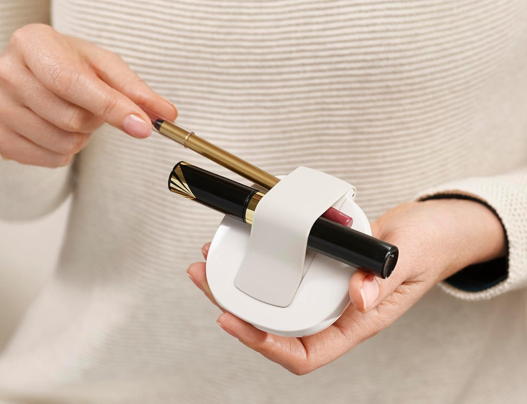 Joseph Joseph Make Me up Kompakter Spiegel und Kosmetik-Organizer-Set, Shell Spiegel + Organizer, Sp