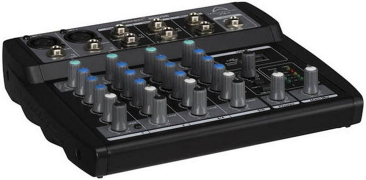 WHARFEDALE PRO CONNECT 802 USB 6-Kanal Professional Mischpult für Karaoke, Studio, Live, ECC..