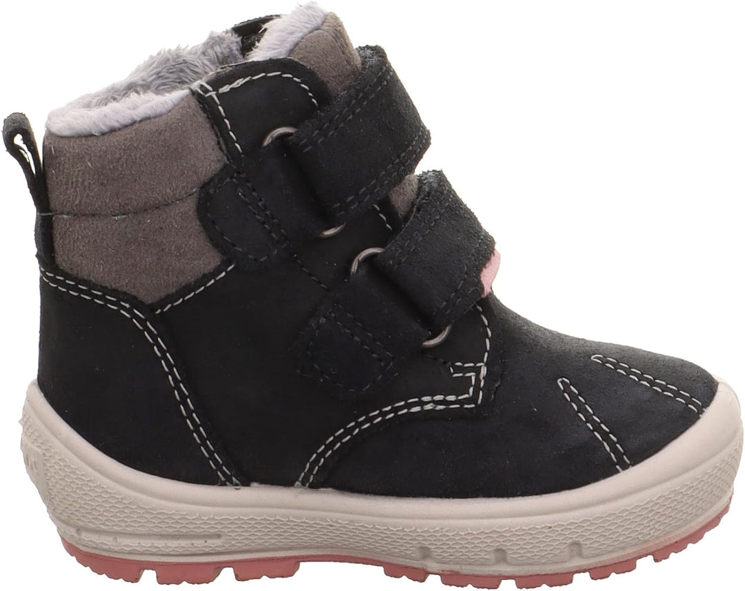 Superfit Jungen GroovySchneestiefel 22 EU Grau Rosa 2000, 22 EU Grau Rosa 2000