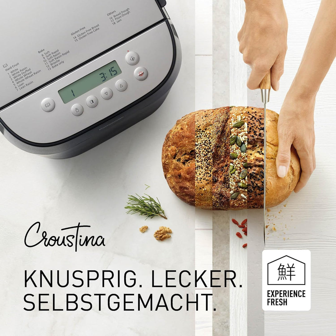 Panasonic Croustina Brotbackautomat SD-ZD2010 für Krustenbrot (18 Programme, Brotmaschine, glutenfre