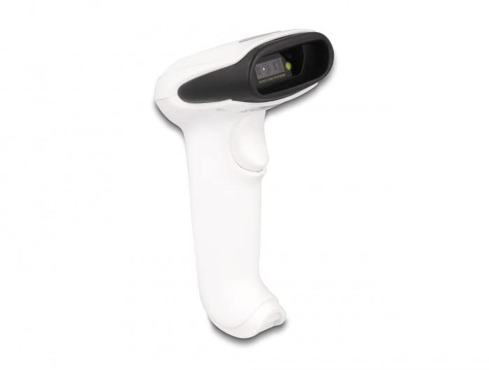 Delock Barcode Scanner 1D und 2D für 2,4 GHz, Bluetooth oder USB - weiss