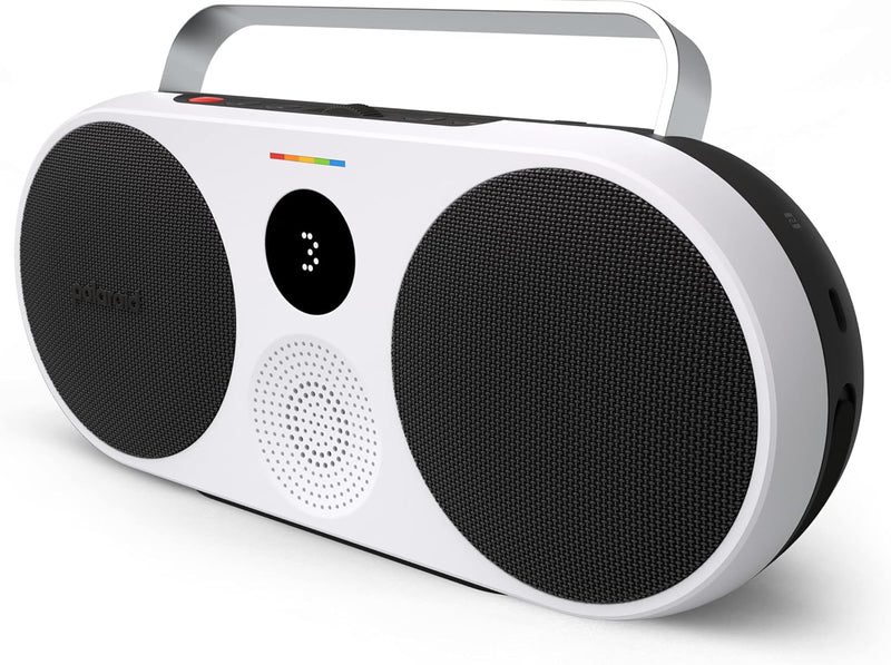 Polaroid P3 Music Player (Black) - Retro-Futuristic Boombox Wireless Bluetooth Speaker Rechargeable