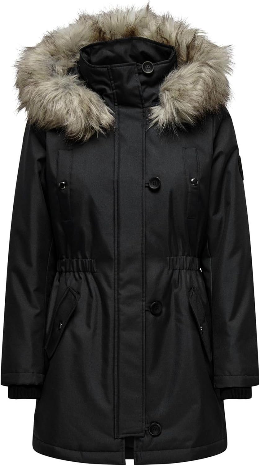 ONLY Female Langer Parka ONLIRIS Langer Parka XS Balsam Green, XS Balsam Green