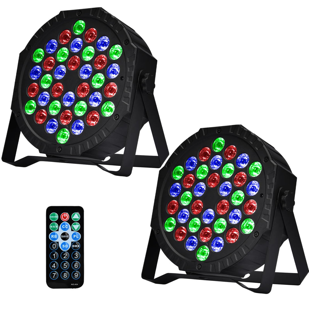 LED Par Strahler 36 LED Bühnenlichter RGB Partylicht mit Fernbedienung LED Disco Licht Lichtshow für