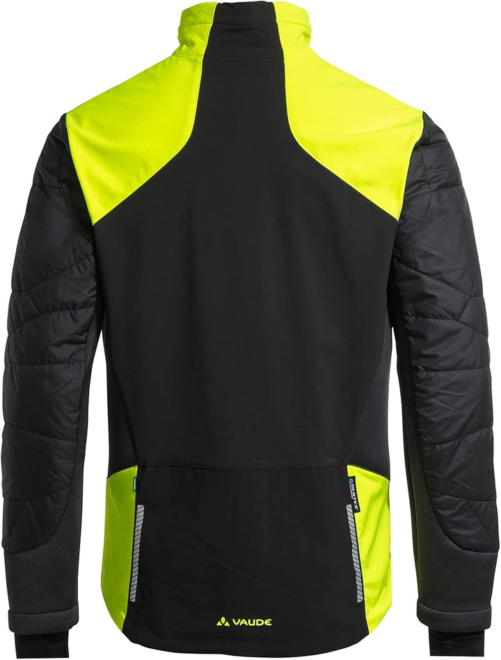 VAUDE Men's Minaki Jacket III - Isolationsjacke Herren - warme Fahrradjacke M black/yellow, M black/