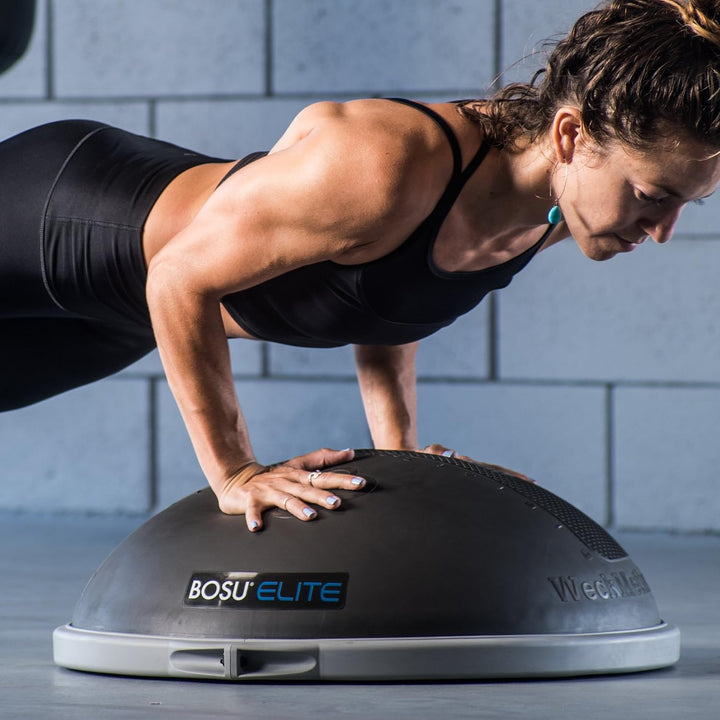 Bosu® Elite Balance Ball Trainer, halber Gymnastikball Fitness Balance Board bis 1000 KG belastbar,