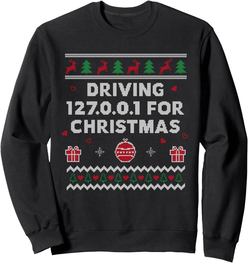 Tech Support Ugly Christmas Lustiger Computer IT Nerd Xmas Sweatshirt