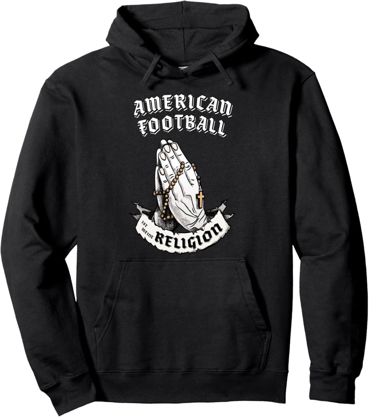 American Football ist meine Religion I Lustiges Geschenk Pullover Hoodie