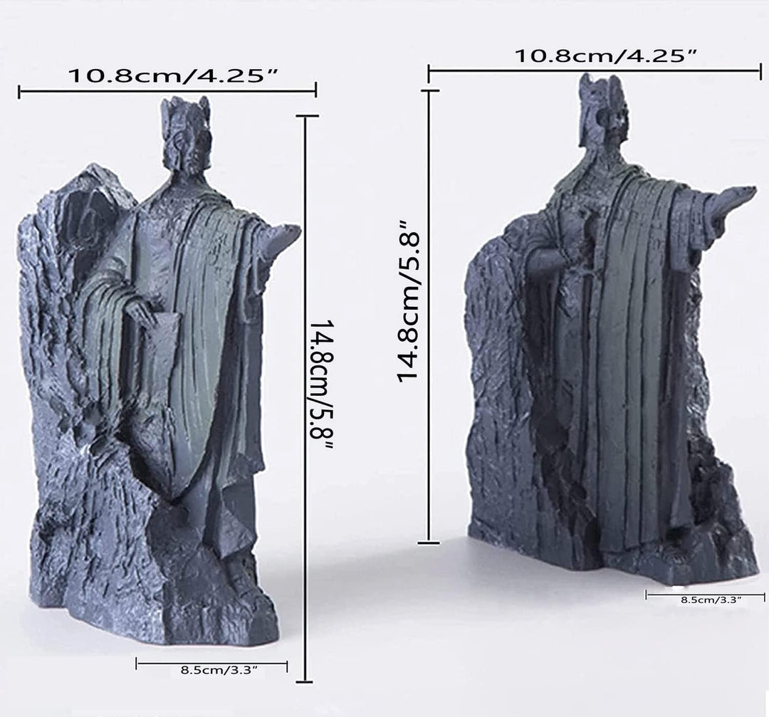 GOLOFEA Buchstützen, Herr der Ringe, Hobbit, Buchdekoration, Kunstharz, dekorativer Buchstopper, Bin