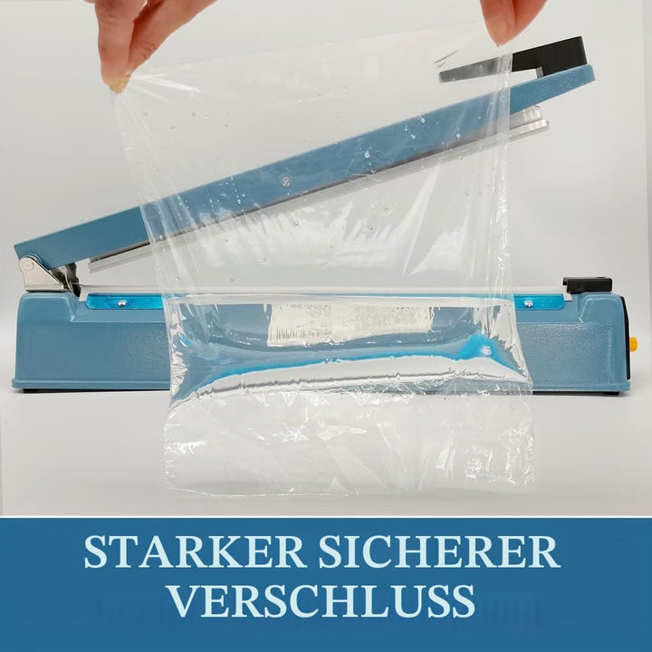 Folienschweissgerät Heisssiegelgerät 400mm Heisssiegelmaschine Eisengehäuse Balkenschweissgerät 5mm