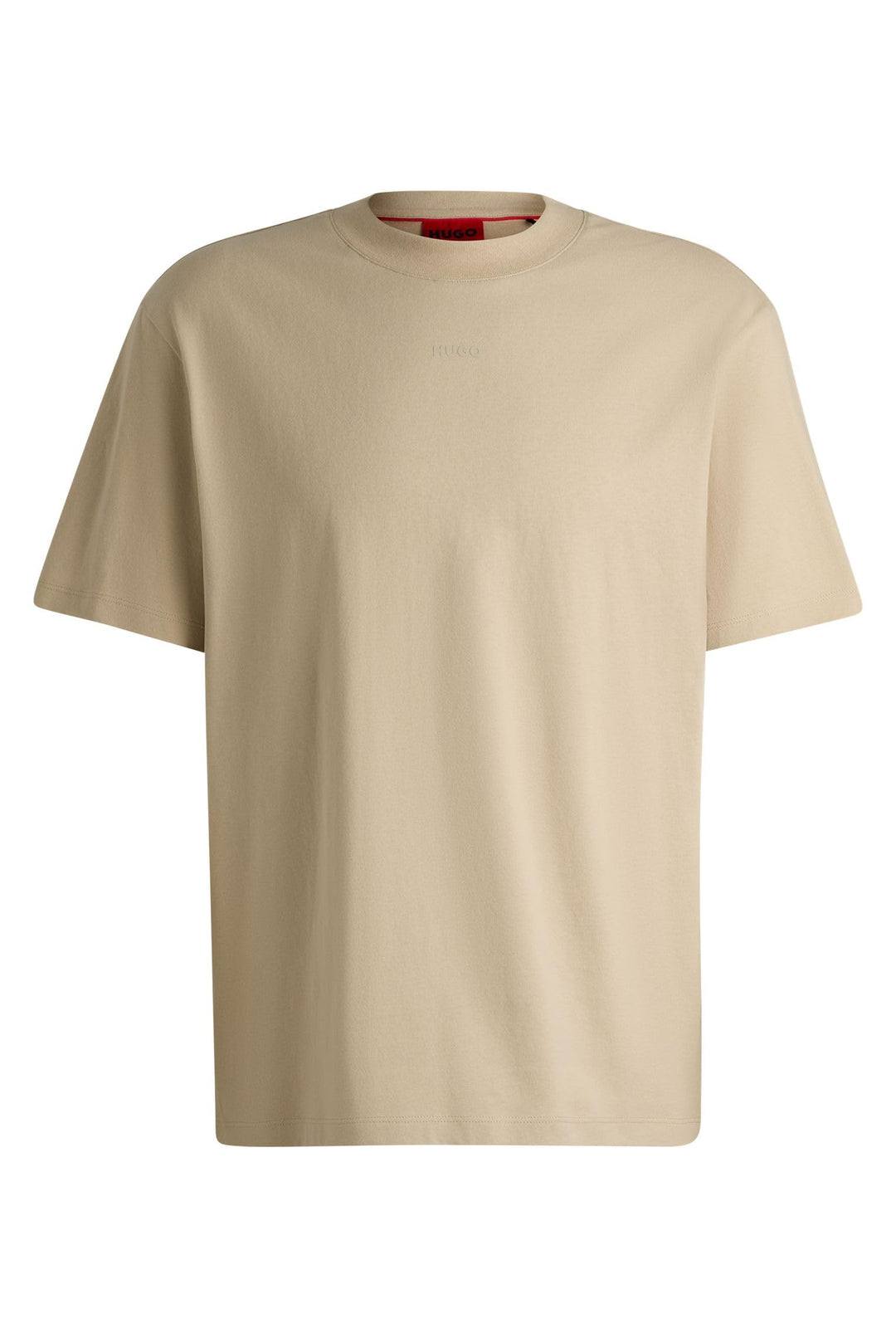 HUGO Herren Dapolino Relaxed-Fit T-Shirt aus Baumwolle mit Logo-Print XXL Beige281, XXL Beige281