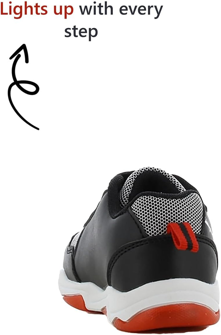 Leomil Spiderman Blinkschuhe Jungen Spiderman Schuhe Kinder, Ideal for Schule und Freizeit 26 EU Sch