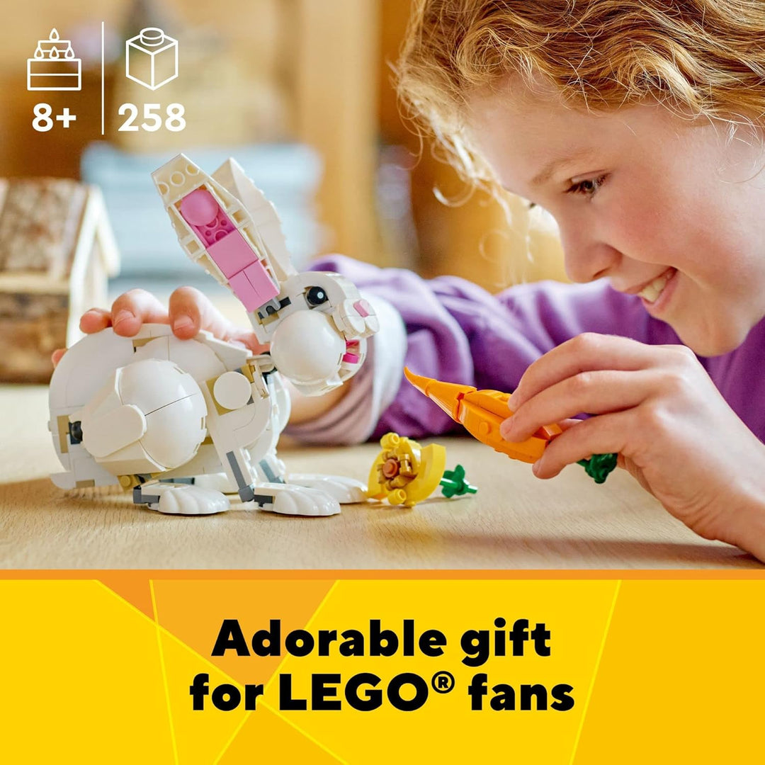 LEGO Creator 31133 3-in-1 Tier-Bausatz, Osterhase, Robbe und Papagei, ideal für Osterkörbe von Kinde