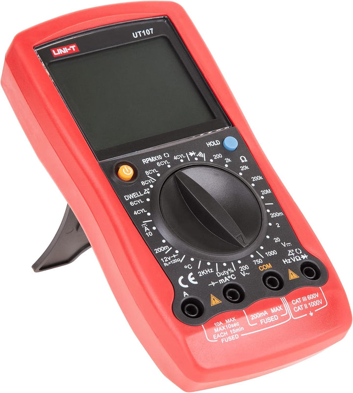 UNI-T MIE0090/UT107 Digital-Multimeter, Messung von DC Strom, DC/AC Spannung, Temperatur, Widerstand
