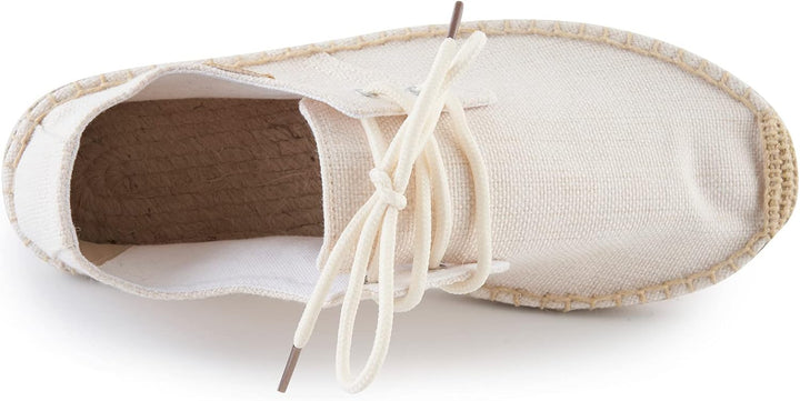 Alexis Leroy Lace Up Herren Espadrilles 41 EU Beige 22ss, 41 EU Beige 22ss