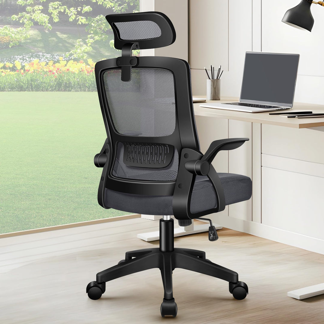 ALFORDSON Bürostuhl Chefsessel Netzstuhl ergonomisch Schreibtischstuhl Wippfunktion höhenverstellbar