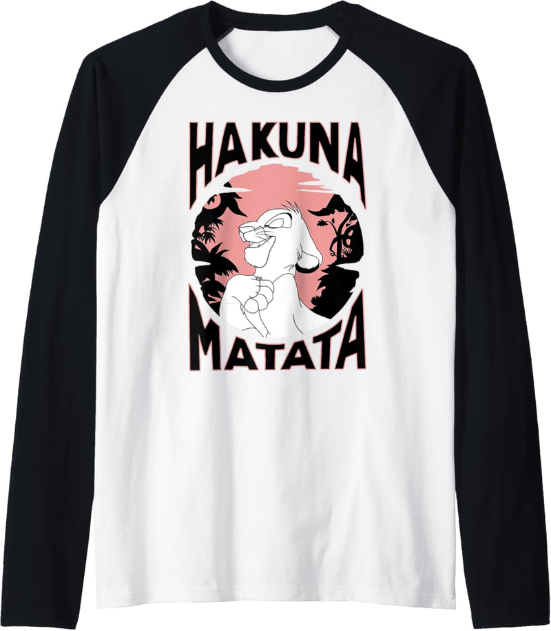 Disney The Lion King Hakuna Matata Sunset Simba Raglan