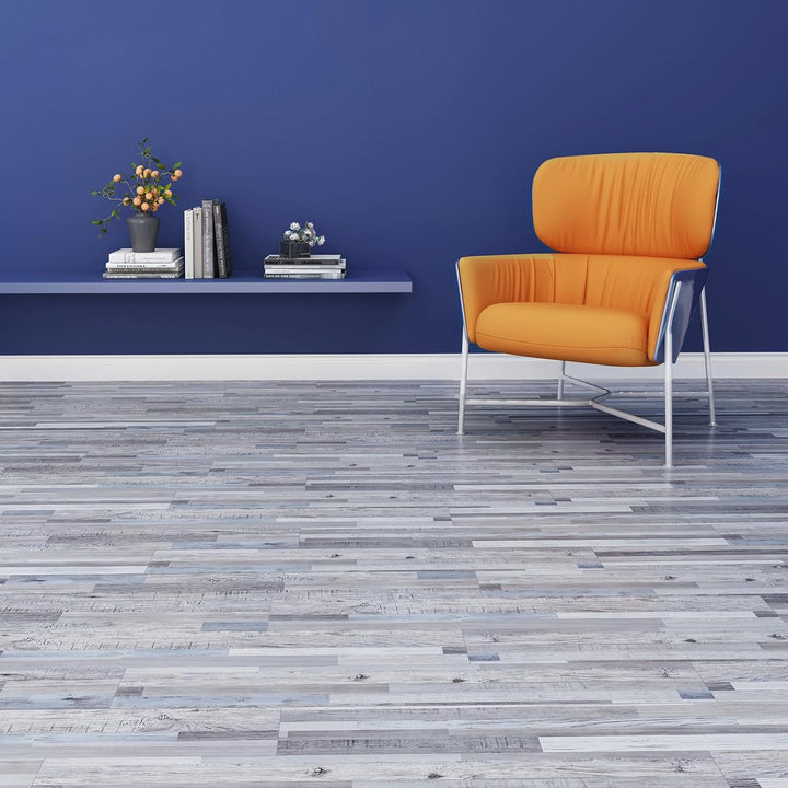 ATOPOSE Vinyl Bodenbelag Wasserfest Selbstklebend, Holzoptik 36 Dielen, Einfache DIY Verlegung für I