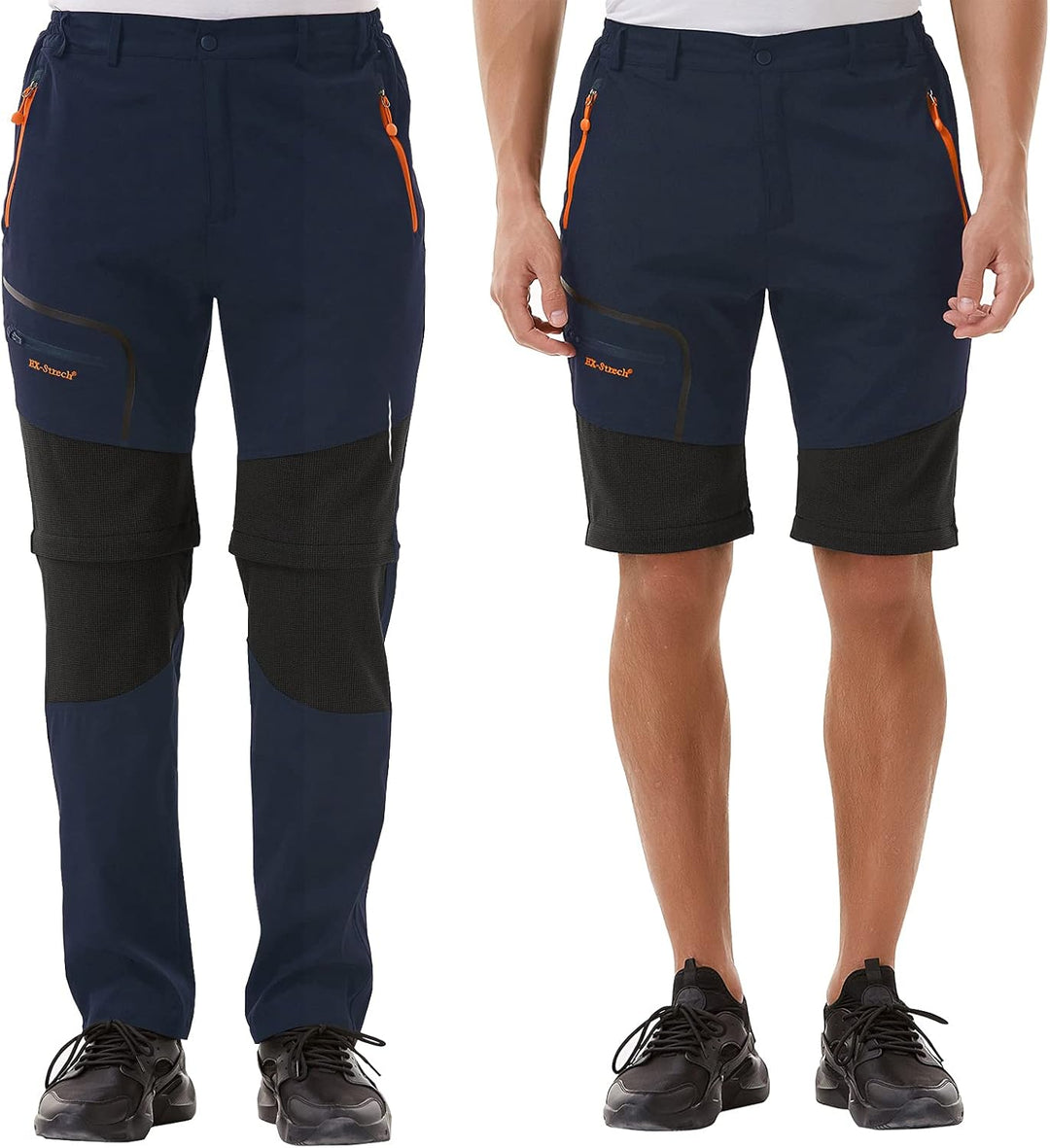 ZOEREA Wanderhose Herren Convertible Shorts Schnelltrocknend Outdoorhose Leichtgewicht Draussen Klet